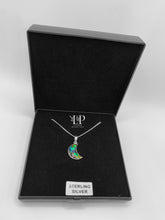 Load image into Gallery viewer, Moon pendant in silver
