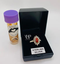 Load image into Gallery viewer, Princess Marquise silver ring
