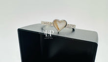 Load image into Gallery viewer, Olivia heart ring in silver
