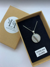 Load image into Gallery viewer, Round silver pendant
