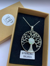 Load image into Gallery viewer, Tree of life silver pendant
