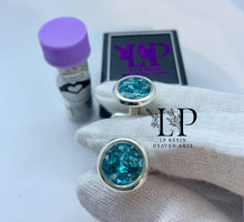 Load image into Gallery viewer, Cufflinks round silver
