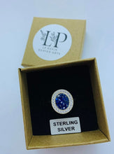 Load image into Gallery viewer, Diana ring in sterling silver with cubic zirconia
