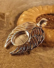 Load image into Gallery viewer, Angel wings pendant silver
